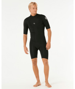 RIP CURL DAWN PATROL BACK ZIP SPRING 2MM - BLACK
