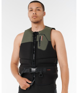 Wetsuits: RIP CURL E-BOMB BUOY VEST - DEEP CACTUS