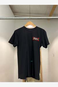 MOUNT SURF SHOP STAPLE TEE - BLACK