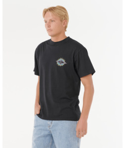 Shorts: RIP CURL RAW BURST TEE - BLACK