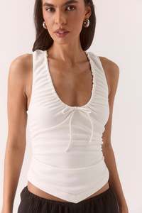 SOVERE REVE TOP - OFF WHITE