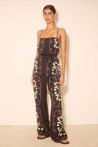 Tops: MON RENN SAVANNA TOP - BLACK