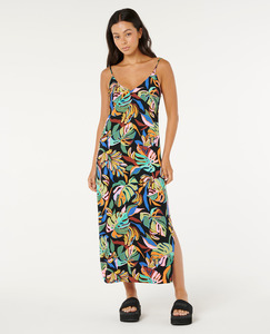 Dresses: RIP CURL SUNSET LUAU MIDI DRESS - MULTICO
