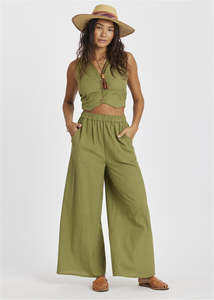 SISSTR HARLOW HIGHT WAIST WOVEN PANT - SURPLUS