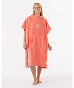 RIP CURL ICON HOODED TOWEL - WATERMELON