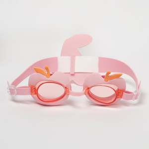SUNNYLIFE KIDS SWIM GOGGLES COTTON CANDY CHERRY