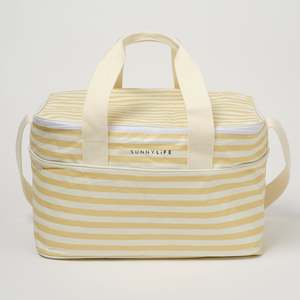 SUNNYLIFE LIGHT COOLER BAG BUTTERNUT STRIPE