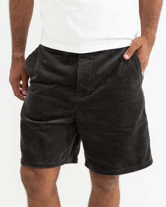 Mens: RHYTHM REVERB CORDUROY SHORT - CHARCOAL