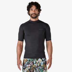 PATAGONIA R0 SHORT SLEEVE TOP - INK BLACK