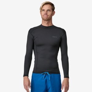 Mens: PATAGONIA L/S R0 TOP - INK BLACK