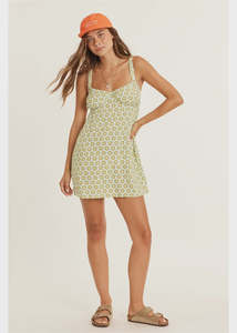 Womens: SISSTR TRINI WOVEN TANK DRESS - SEA MINT