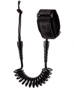 CREATURES RELIANCE WRIST COIL LEASH - BLACK BLACK