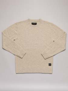 J.A.F MERINO SEA CREW - GREY FEATHER