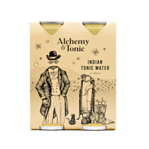 Mixers Non Alcs: Alchemy & Tonic Indian Tonic Water 4 x 250ml Cans