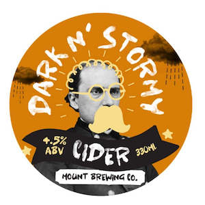 Cider 1: Mount Brewing Co. Dark n Stormy Cider 6 x 330ml Cans