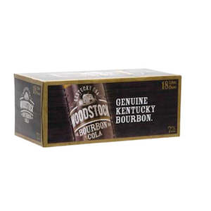 Woodstock Bourbon & Cola 7% RTD 18 x 250ml Cans