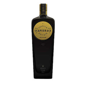 Gin: Scapegrace Premium New Zealand Dry Gin Gold 700ml