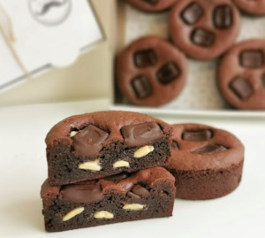 Choc Fudge Cookie Pie