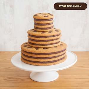 Cookiecakes: Moustache Tiered Cookie Cake