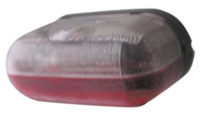 JOKON Side marker Light White/Red, 90x40x40 mm - Moutere Caravans