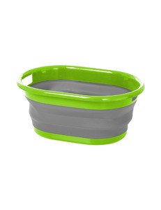 Products: Brunner Lotus Green Folding Washing Basket - Moutere Caravans