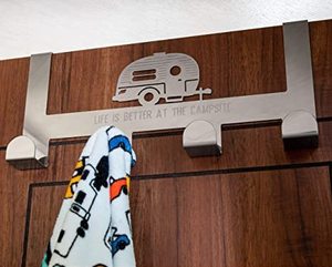 Camco Metal Caravan Over The Door Towel Hanger - Moutere Caravans