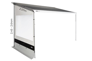 Thule Side Rain Blocker G2, Large,2.75m depth, 2.45 - 2.64m Height - Moutere Caravans