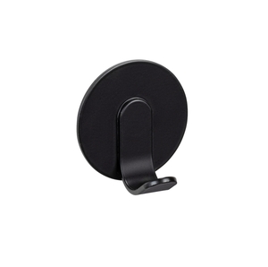 WENKO Turbo Loc wall hook, self sticking, black - Moutere Caravans
