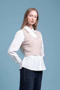 The 50 Rack: Siren The Micro Vest - Nougat