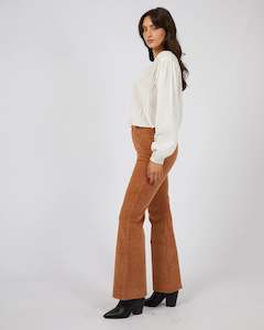 Top Sellers: All About Eve Huntley Cord Flare Pant - Tan