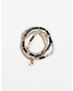 Stella + Gemma - Set of 4 Multi Bead Bracelets