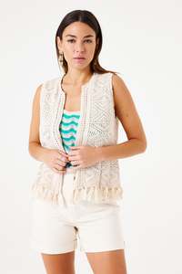 The 50 Rack: Garcia Knit Vest - Almond
