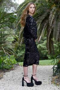 The 50 Rack: Coop Shimmy Shimmer Skirt - Black Dream Sequins