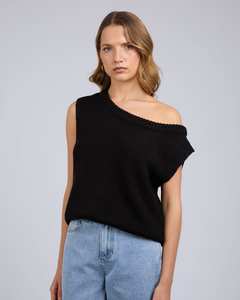 What Alisa Is Wearing: Silent Theory Solara Knit Top - Black