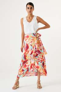 The 50 Rack: Garcia Wrap Skirt - Papaya