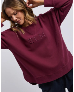 Elm Established Crew - Plum