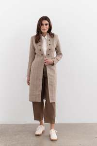 Moss Camila Coat - Plaid