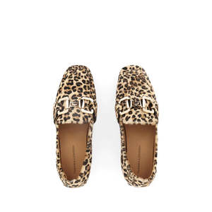 Flats: Tamara London Borge Loafer - Tan Leopard