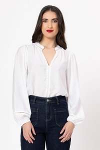 Seeking Lola Sylvie Top - White