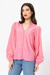 Seeking Lola Sylvie Top - Peony Pink