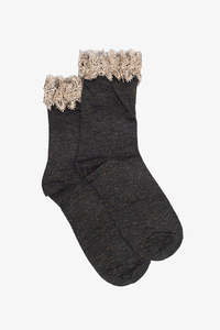Non Sale: Antler Gilded Top Sock
