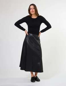 Wardrobe Capsule: Stella + Gemma Monroe Skirt - Black