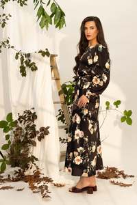 Leila & Luca Monaco Dress - Ink Bloom