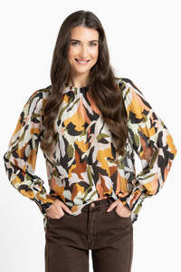 Non Sale: Leila & Luca New York Top - Olive Mystique