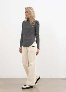 Non Sale: X.Lab Brush Stroke Jeans - Natural