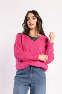 Drama The Label Rosalind Jumper - Carnation