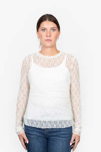 Non Sale: Antler Splice Layering Top - Coconut