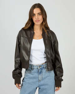 Silent Theory Luxe Bomber - Chocolate