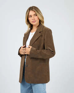 Non Sale: All About Eve Vanner Blazer - Coffee
