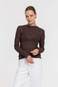 Blak: Blak Gigi Top - Chocolate